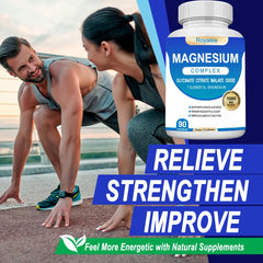 Graphic listing seven magnesium forms including glycinate and citrate