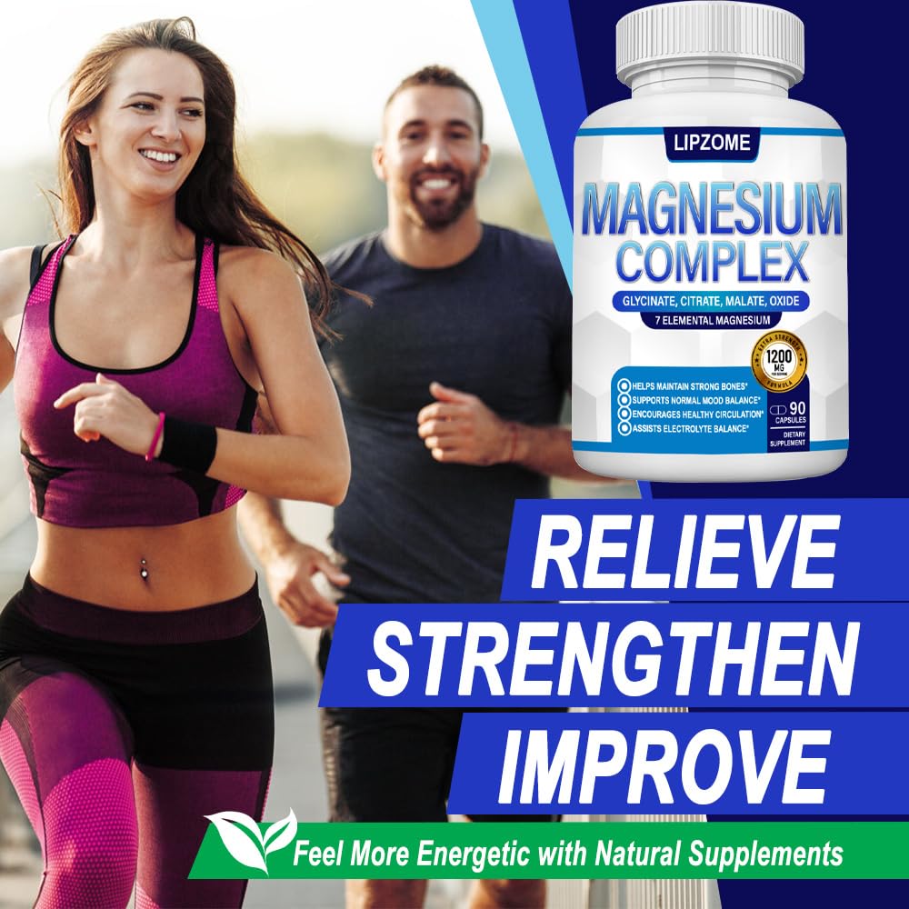 Graphic highlighting muscle support, nerve health, and energy metabolism benefits