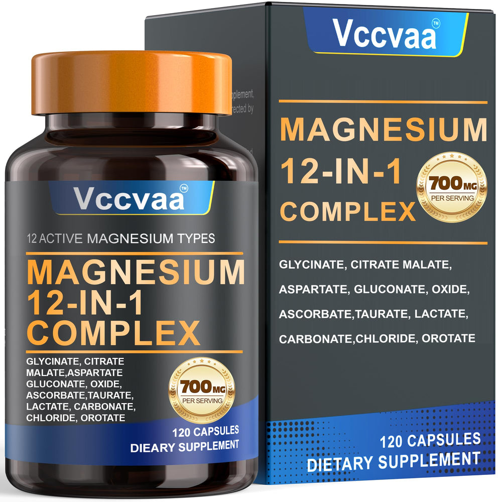 Magnesium Complex 700mg bottle with 120 capsules
