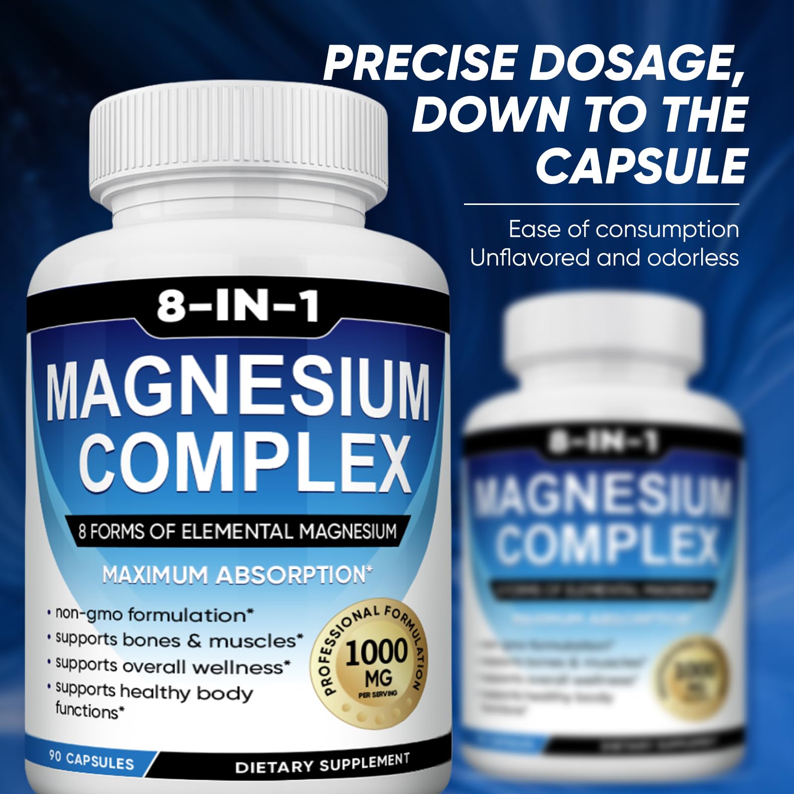 Close-up of capsules representing the supplement