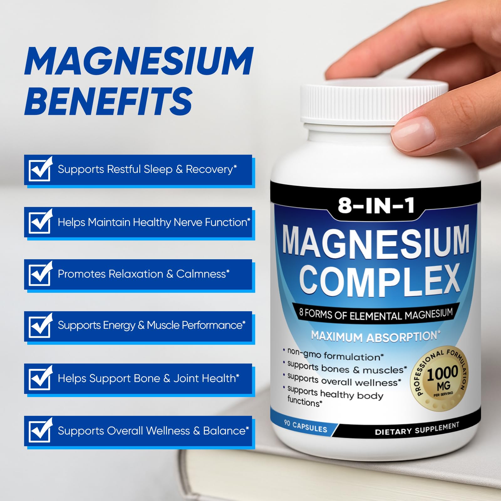 Relaxation and sleep support concept for magnesium