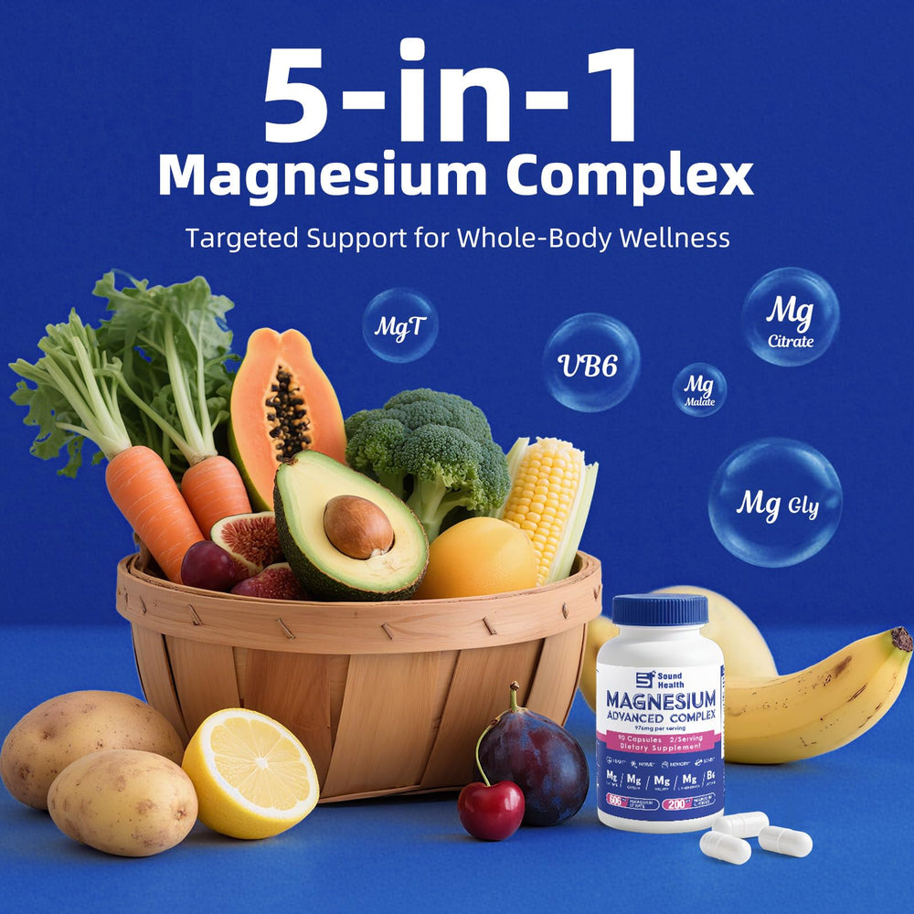 Vitamin B6 included in magnesium complex