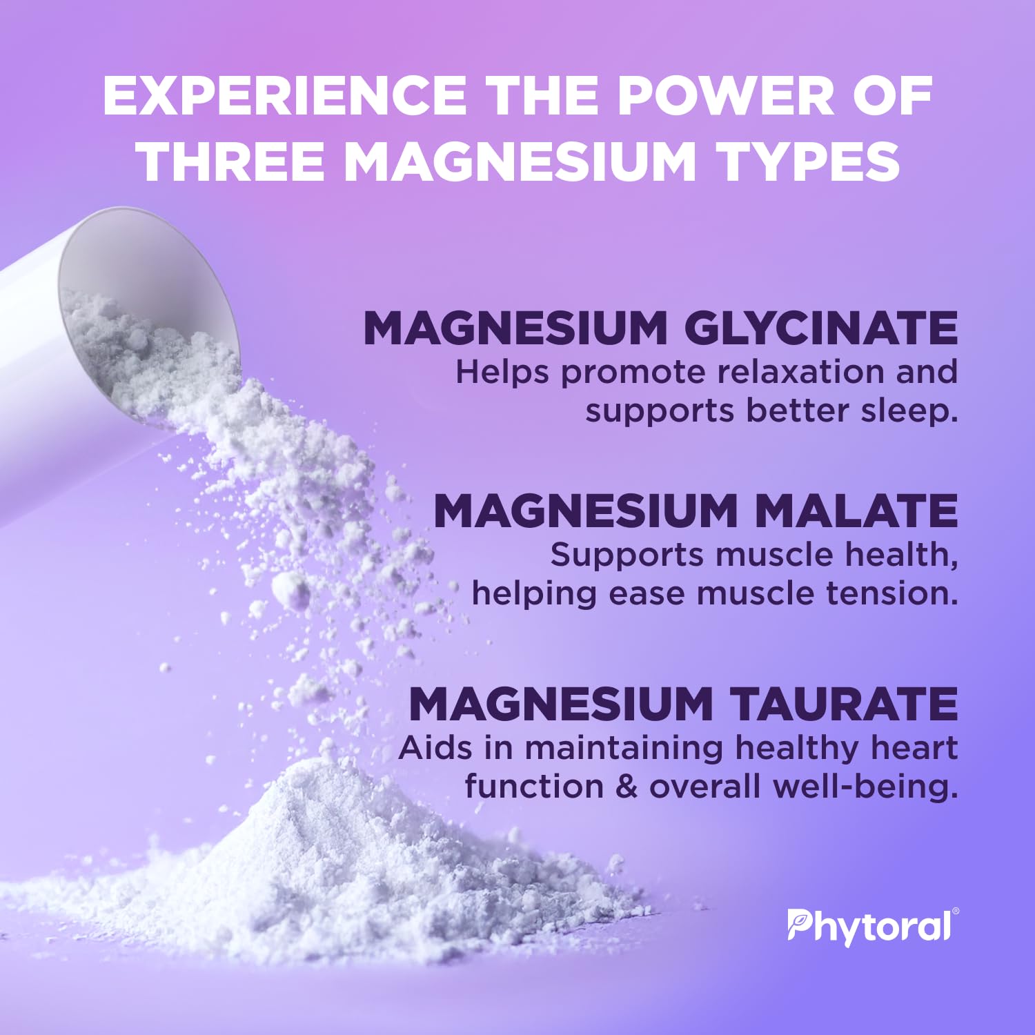 High-potency magnesium capsules arranged in a row