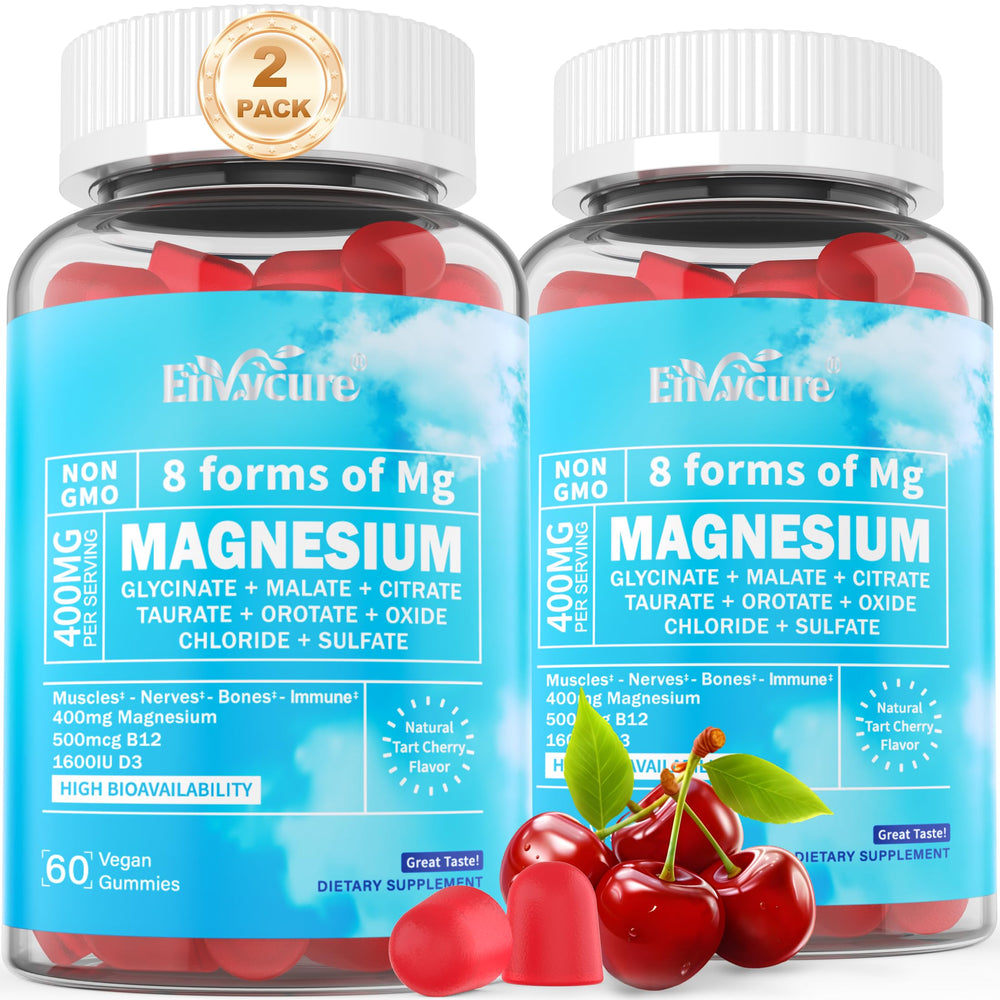 Bottle of Magnesium Complex Gummies 120 count with 400mg per serving