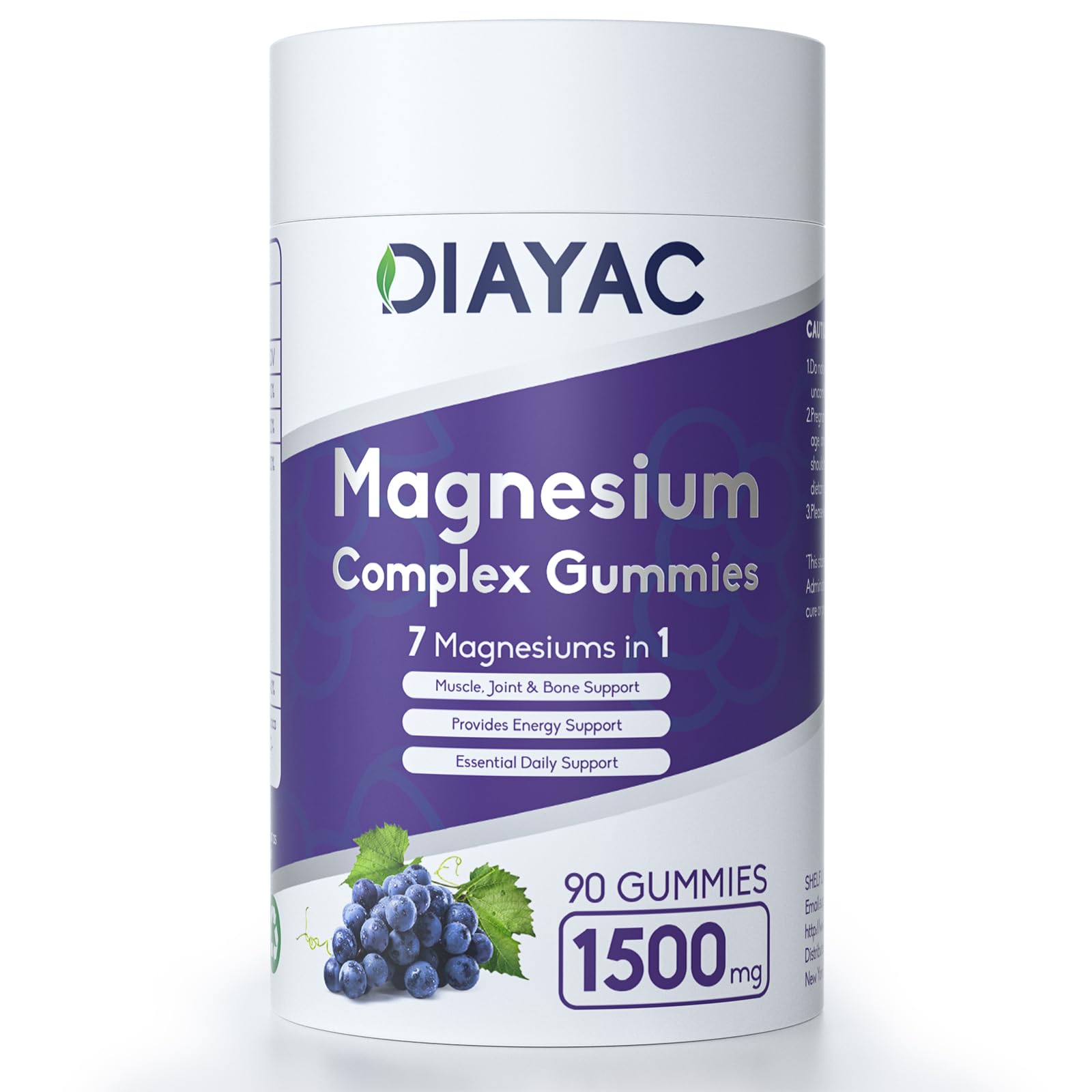 90-count bottle and gummies arranged for display