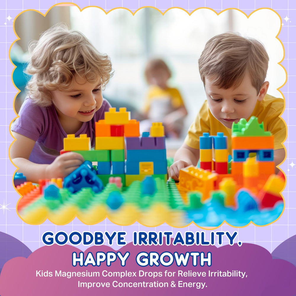 Dropper dispensing magnesium liquid into a cup