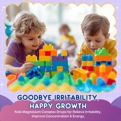 Dropper dispensing magnesium liquid into a cup