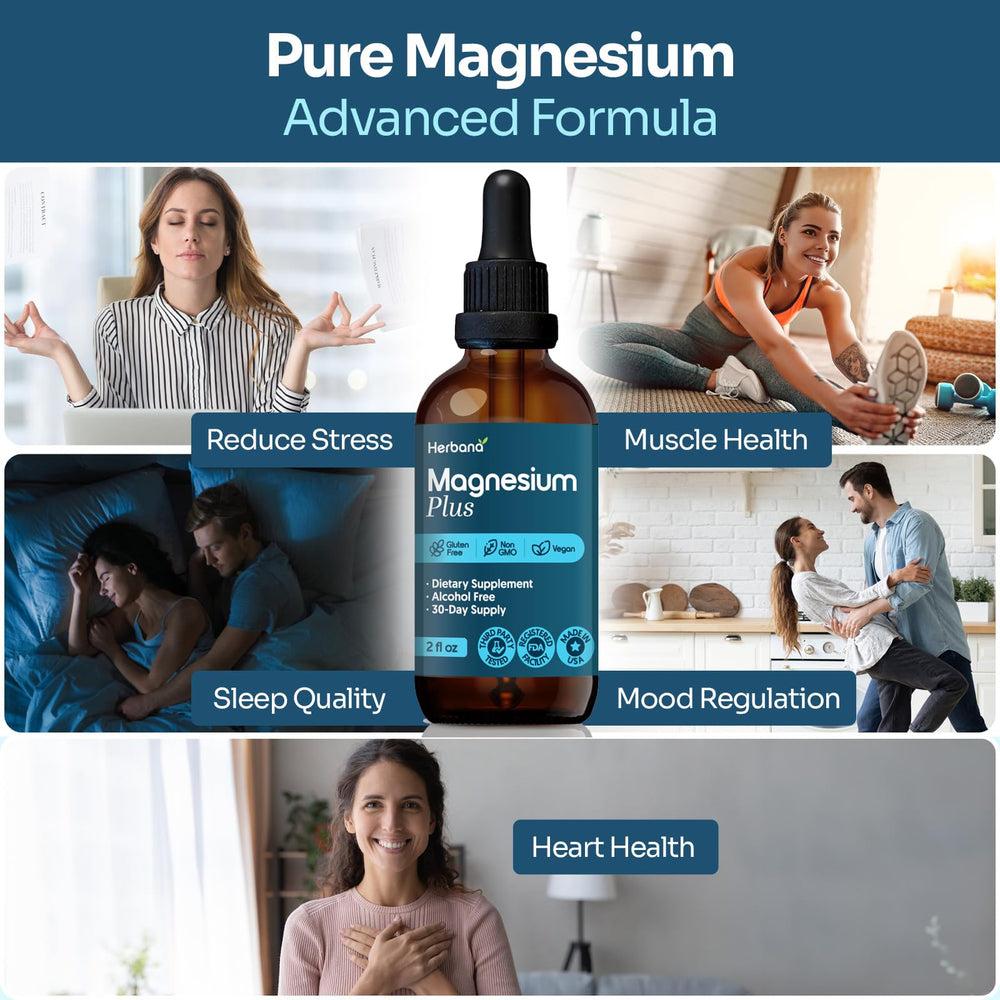 Dropper releasing magnesium liquid drops