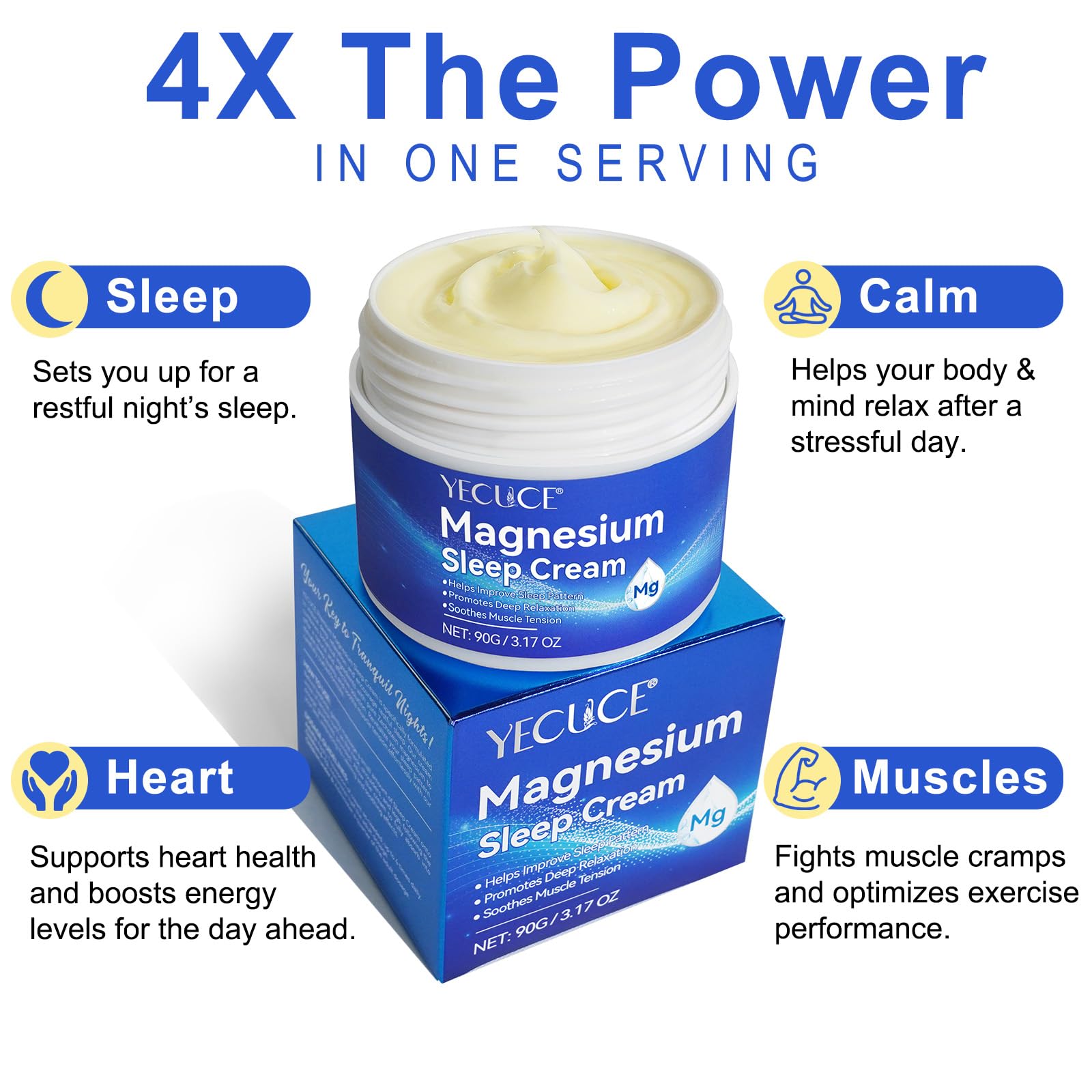 Ingredients including almond oil, lavender, and Vitamin E