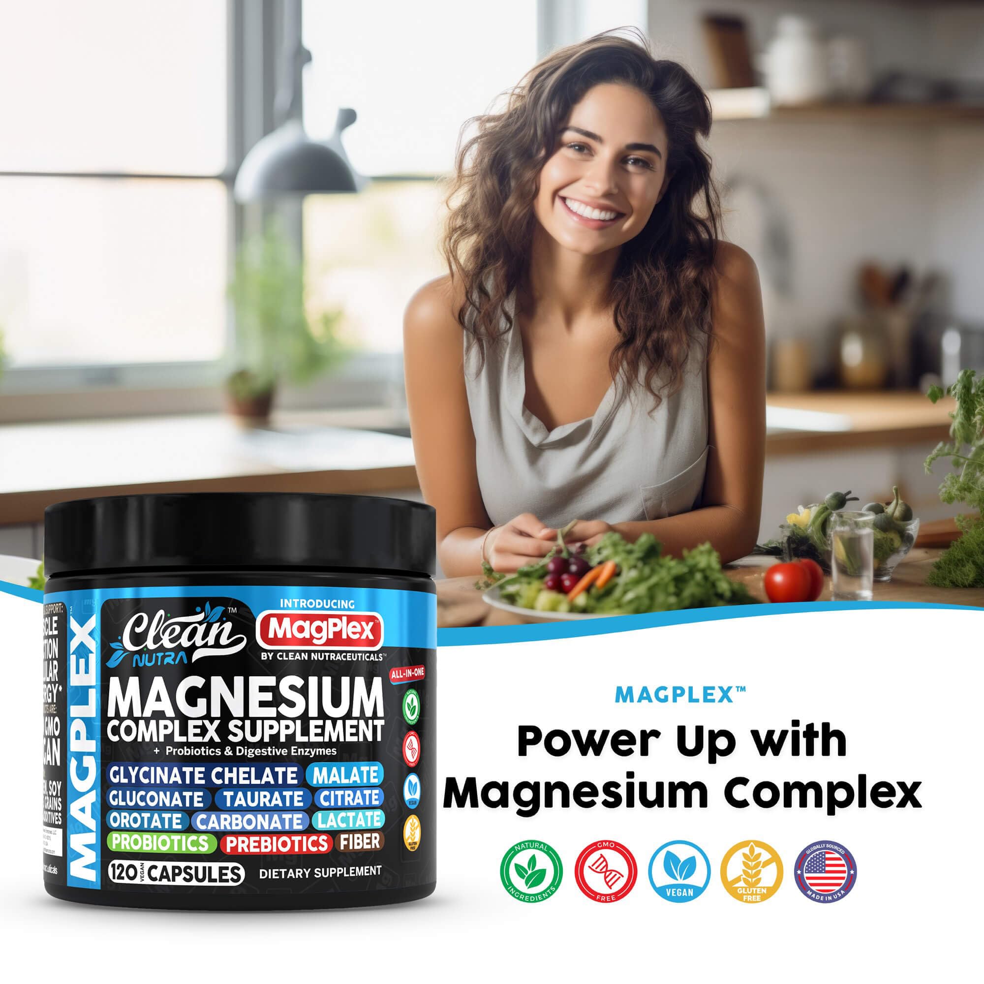 Magnesium for endurance, muscle recovery and balanced energy