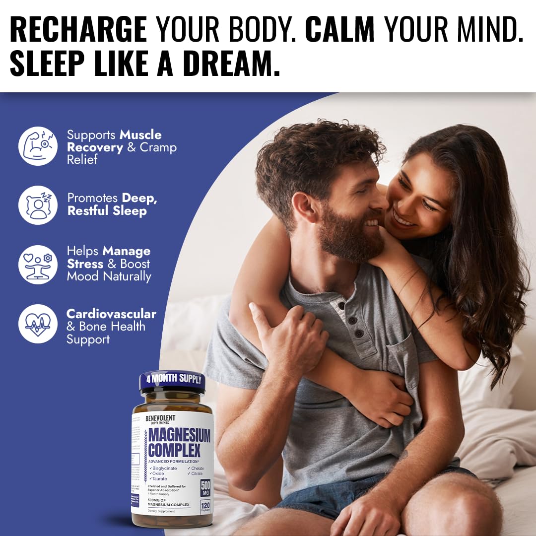 Five forms of magnesium: glycinates, oxide, taurate, bisglycinate, and citrate