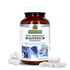 Nature's Answer Magnesium Glycinate bottle front view