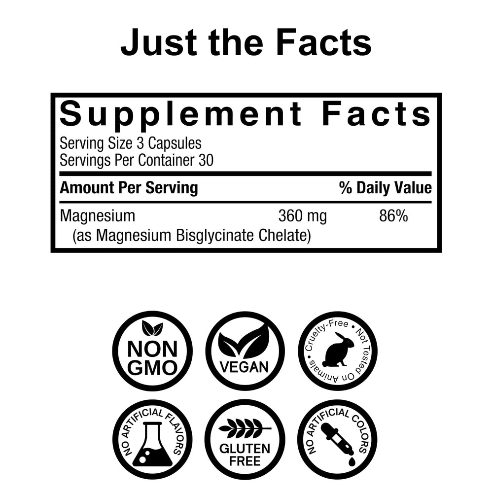 90 vegetarian capsules in container next to bottle