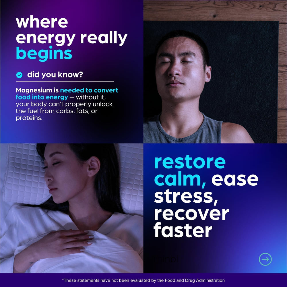 Nutrition label highlight: 1160mg magnesium glycinate per serving