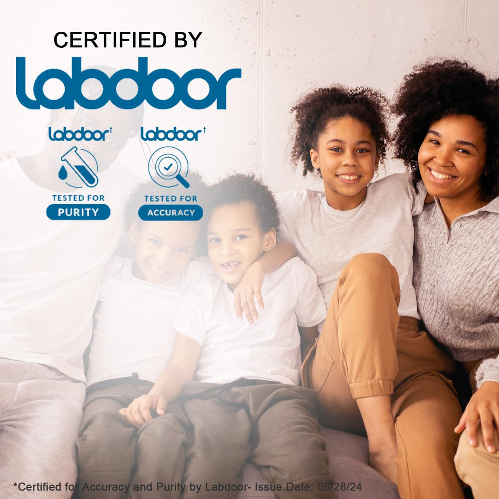 Vegan, Non-GMO, gluten-free badges