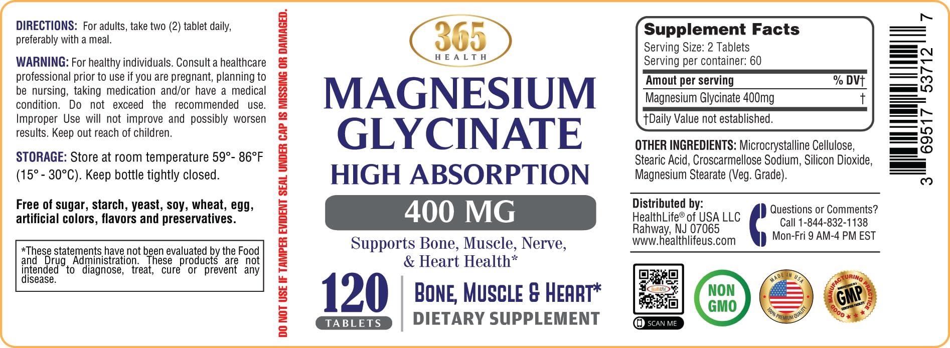 Product packaging with health benefit icons