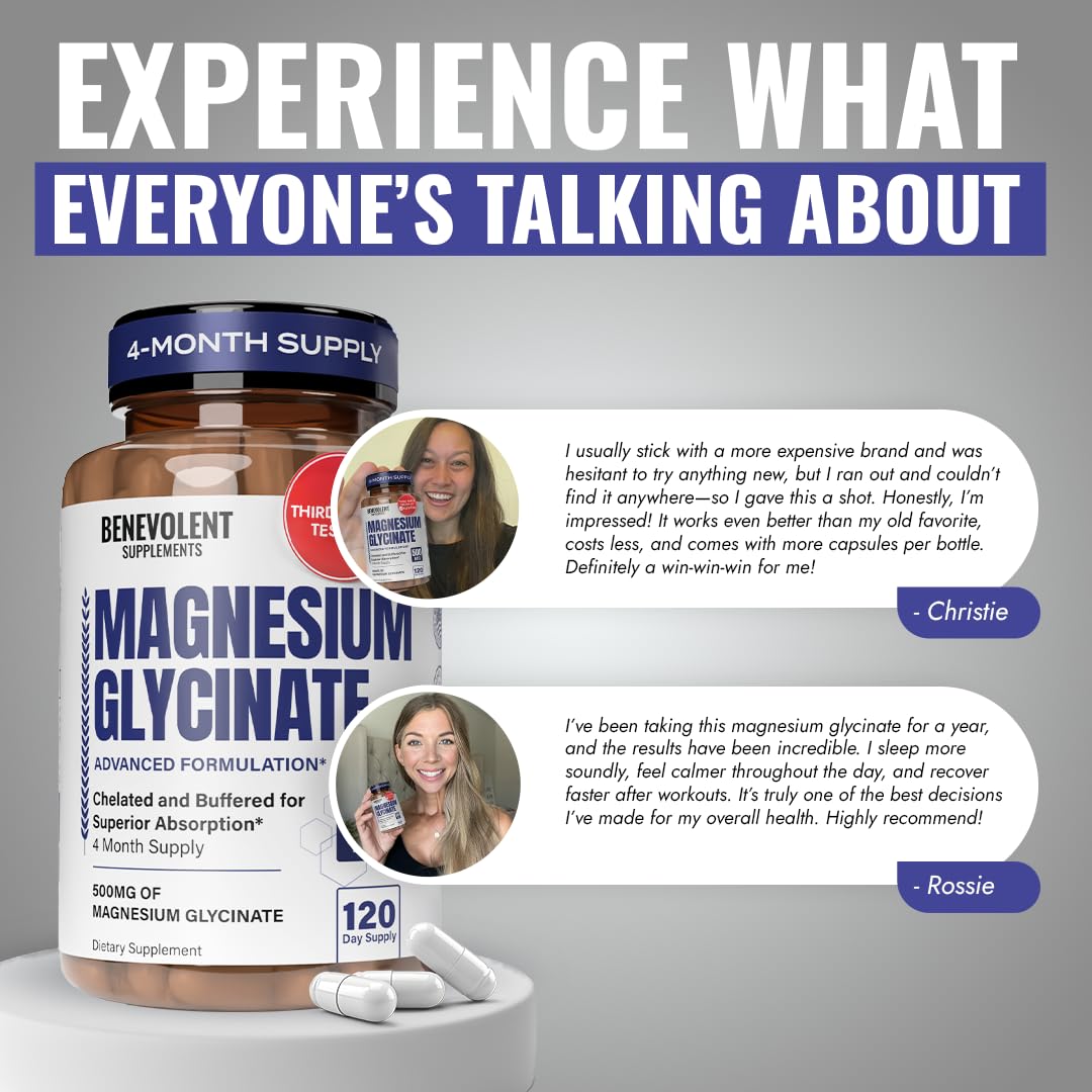 Digestive-friendly magnesium glycinate capsules
