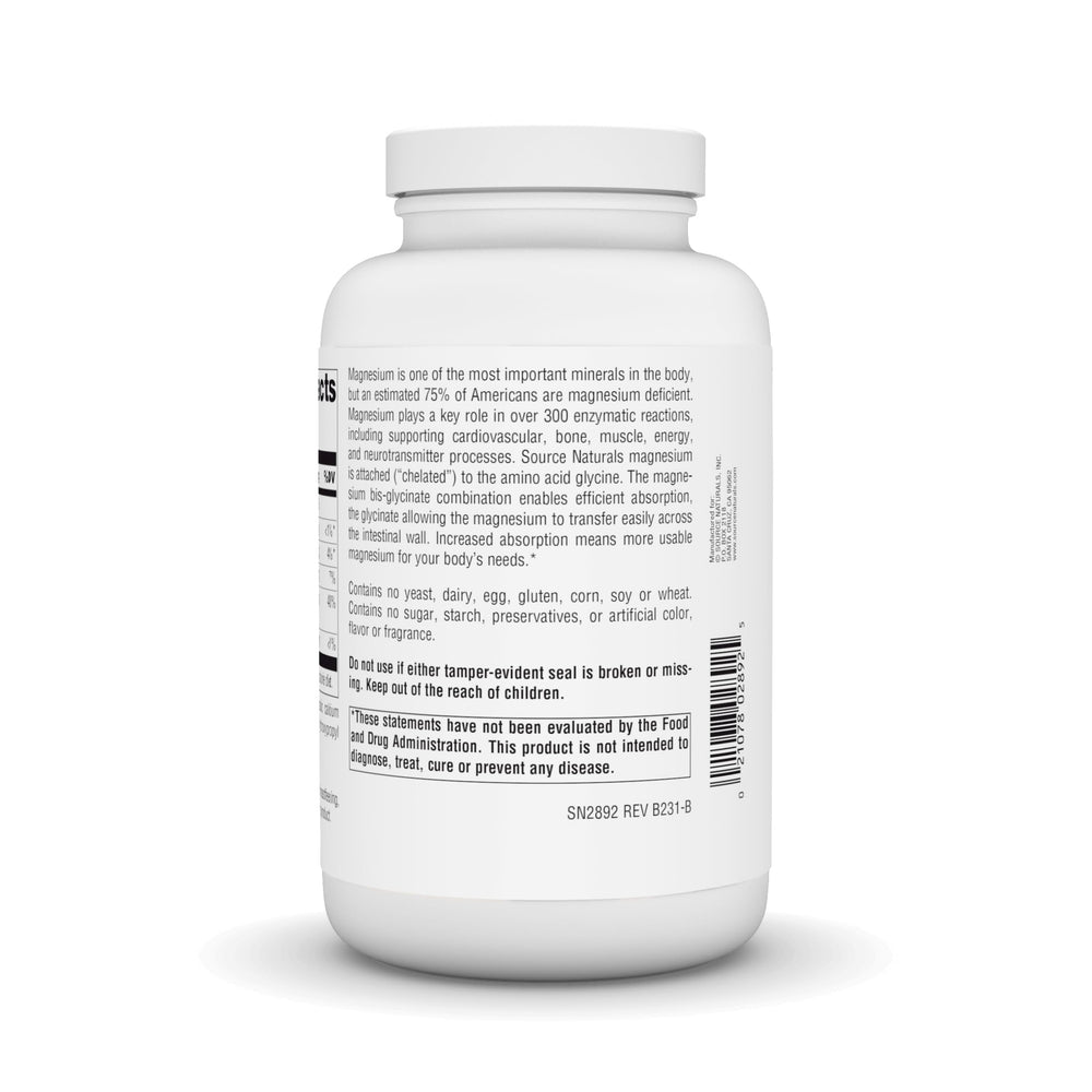 Chelated magnesium glycinate absorption close-up