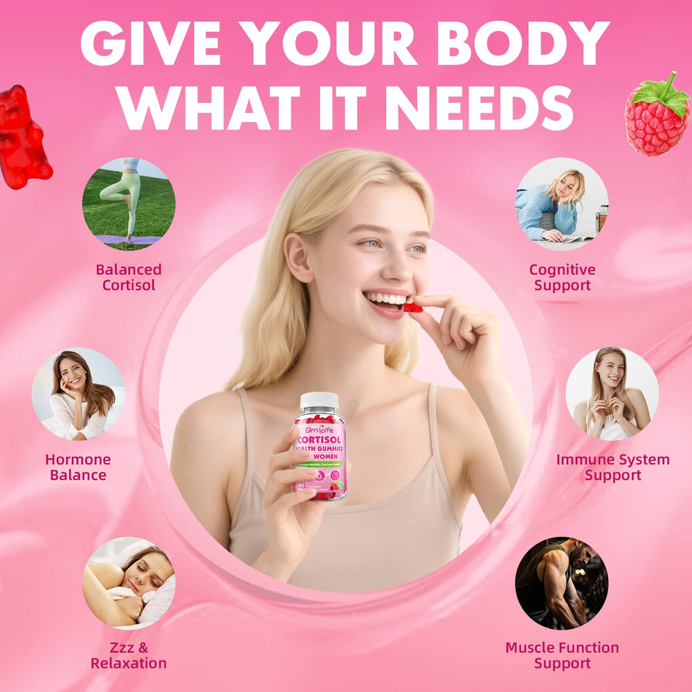 Magnesium Glycinate included in cortisol supplement gummies