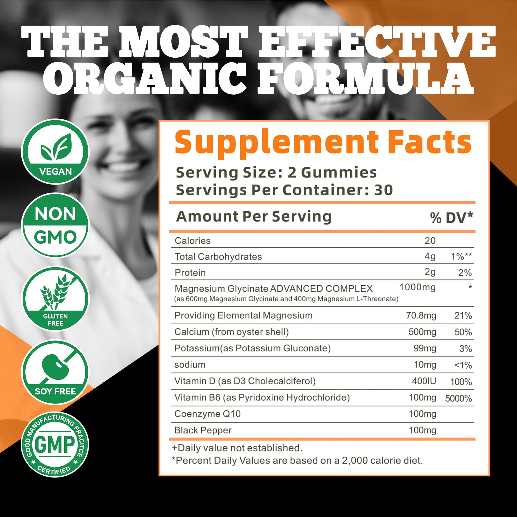 CoQ10 and Vitamin D listed among ingredients on label