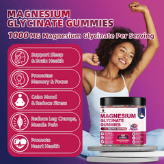 Nutrition facts panel for Magnesium Glycinate Gummies