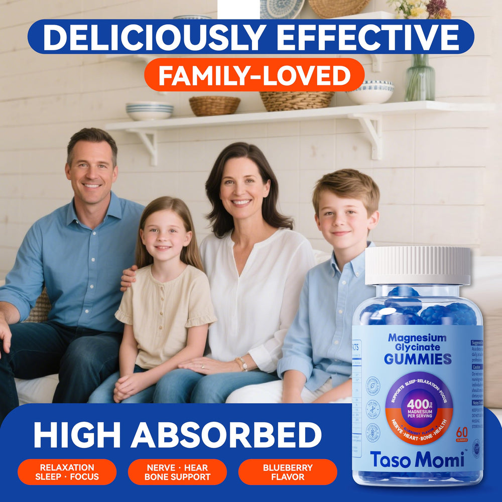 Blueberry sugar-free vegan gummies in clear container