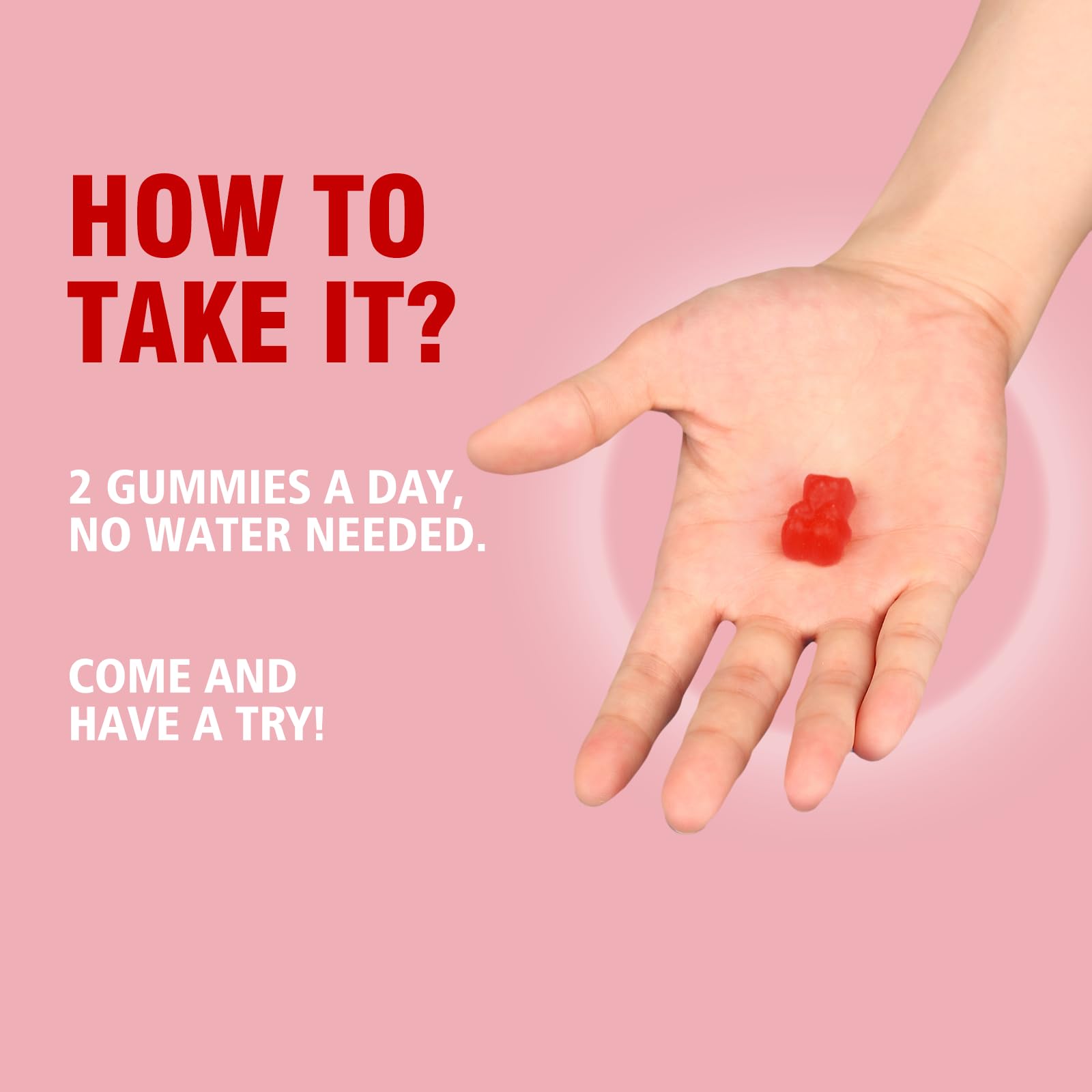 Two bottles 2-pack arrangement of Magnesium Glycinate Gummies Raspberry