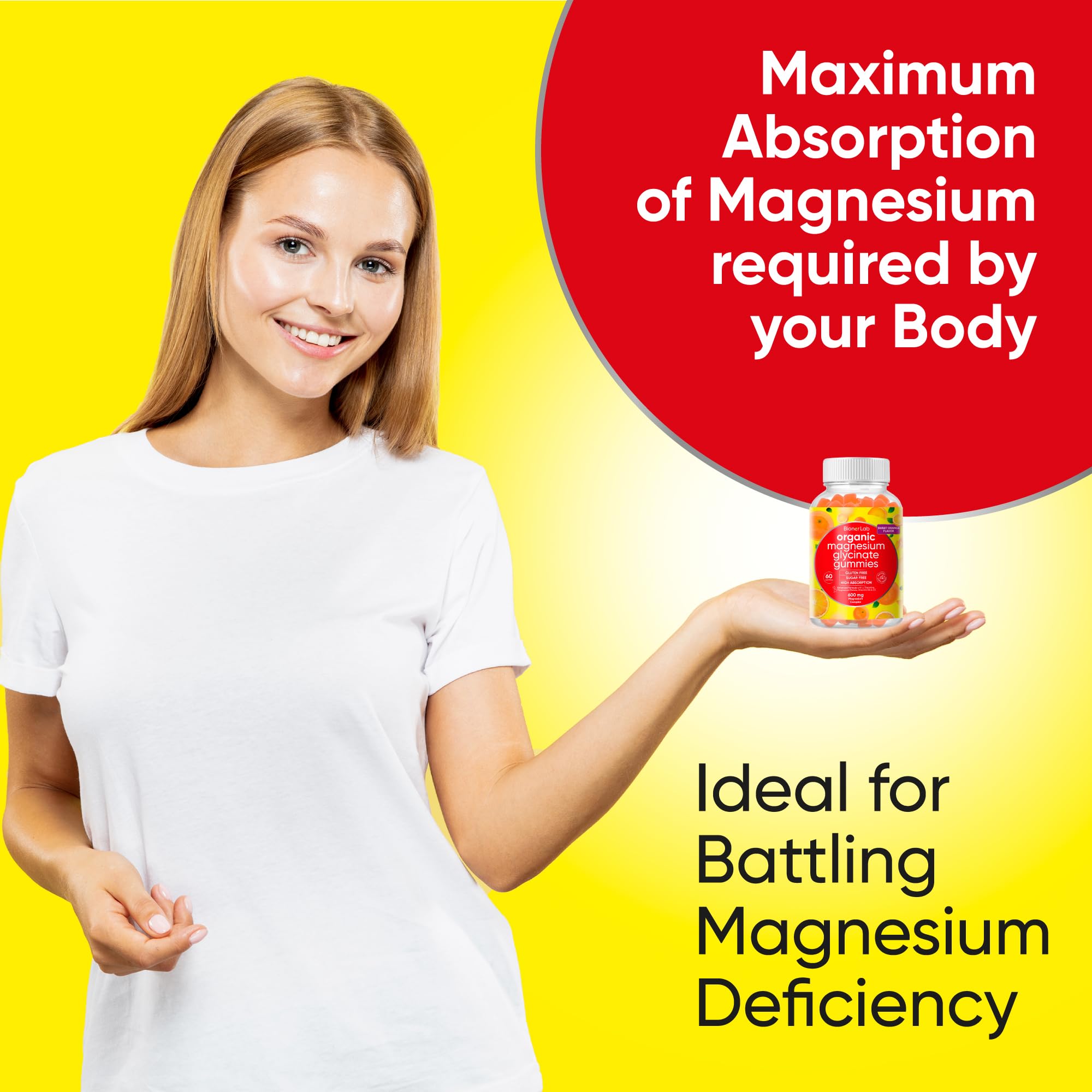 Supplement panel showing calcium, potassium, vitamin D and B6