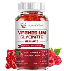 Front label view of Magnesium Glycinate Gummies bottle