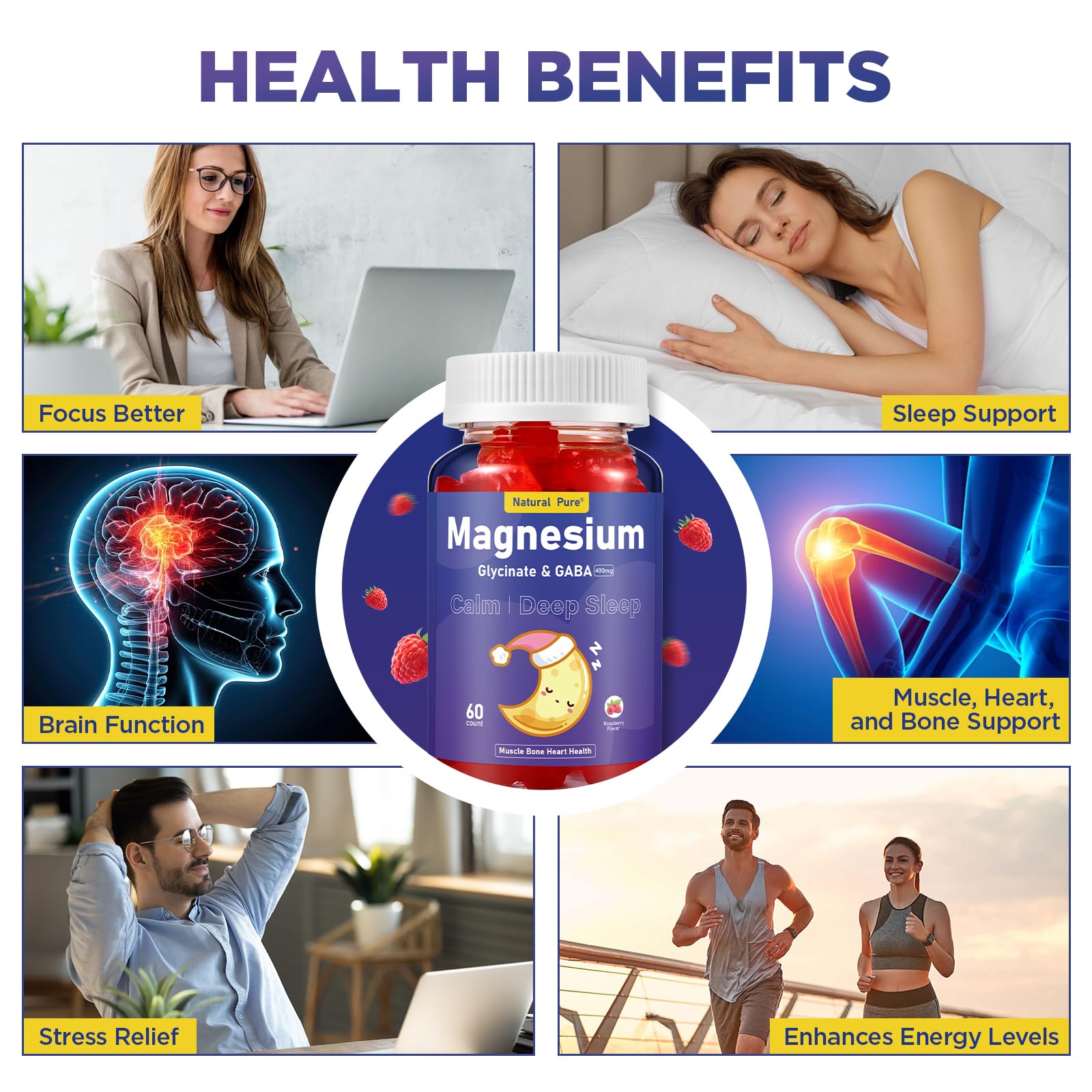 Bottle label highlighting Vitamin D, B6 and CoQ10