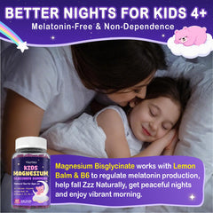 Gummies shown with a night-time theme to illustrate sleep support