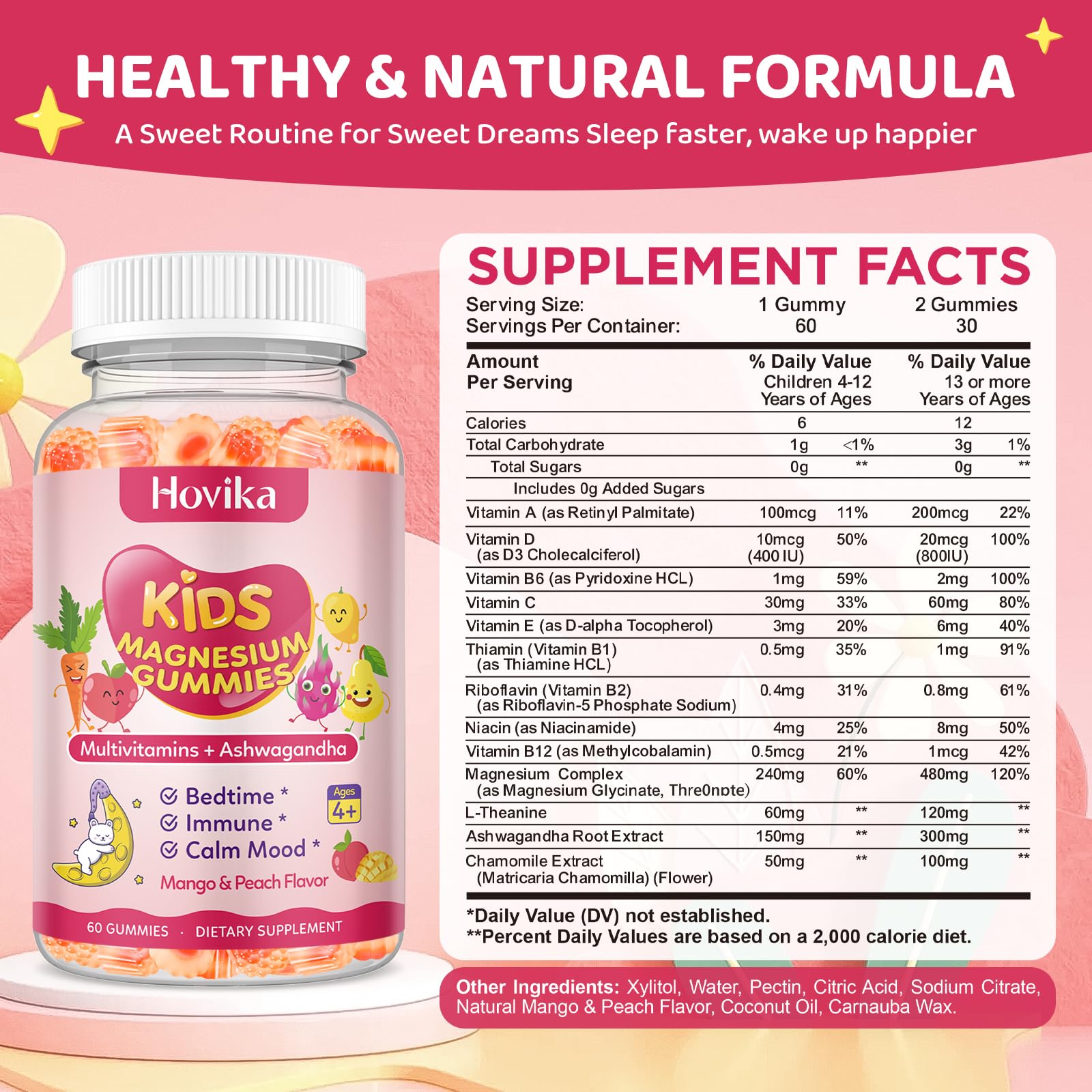 Illustration of sleep, calm, and focus benefits