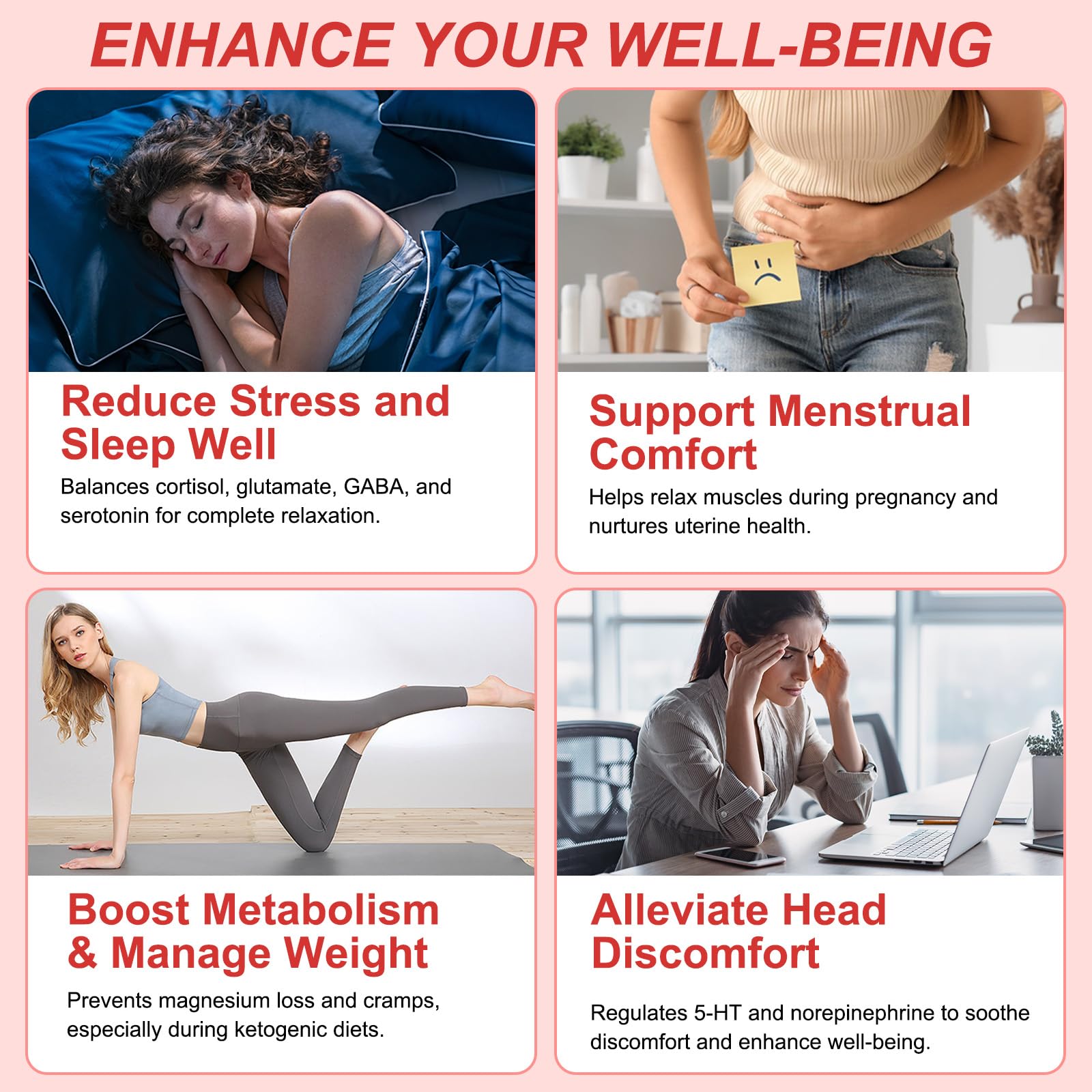 Graphic showing magnesium glycinate and magnesium taurate components