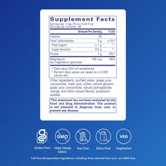 Serving provides 165 mg magnesium glycinate per serving