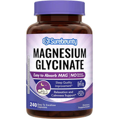 Surebounty Magnesium Glycinate Sleep Supplement bottle with label