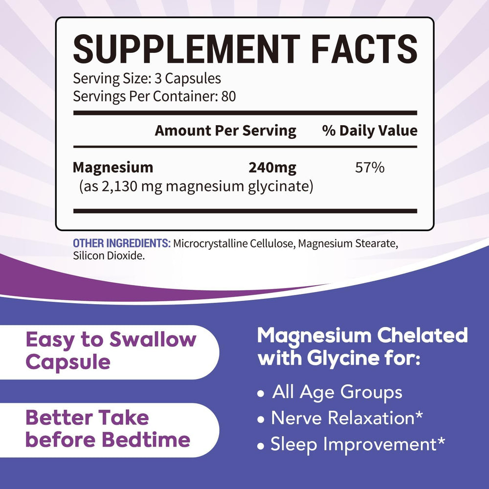 Three easy-to-swallow capsules beside the bottle