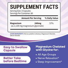 Three easy-to-swallow capsules beside the bottle