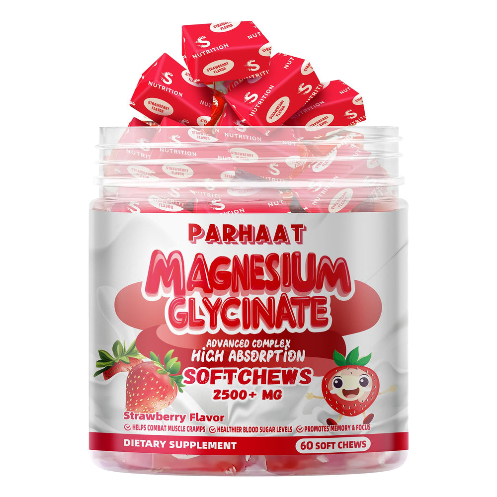 Nutrition label close-up for Magnesium Glycinate Soft Chews