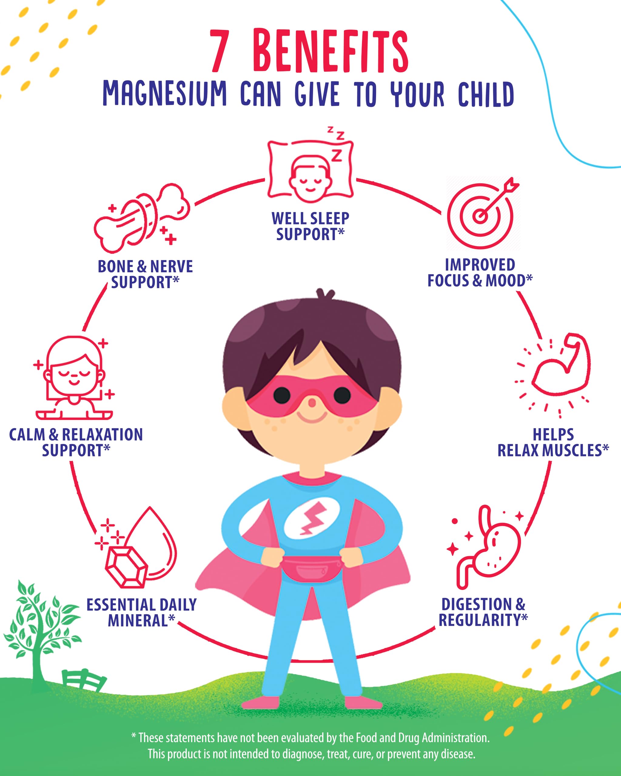 Calm mood support and relaxation with magnesium gummies