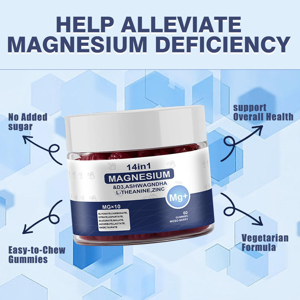 Close-up of gummy highlighting cortisol-relaxation formula with Ashwagandha and L-Theanine