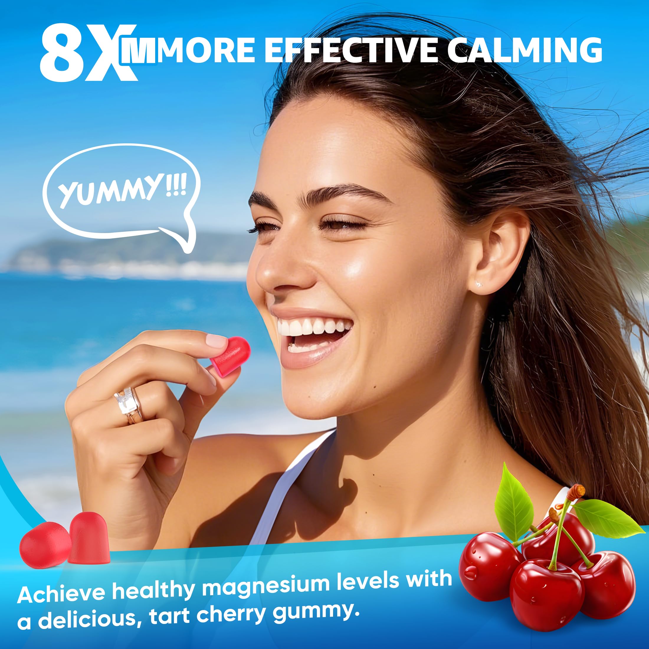 Highlighted ingredients including Ashwagandha, D3 and B12