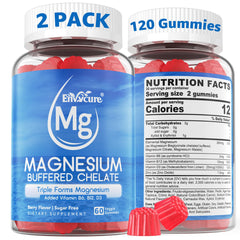 Bottle of Magnesium Gummies Triple Magnesium Complex