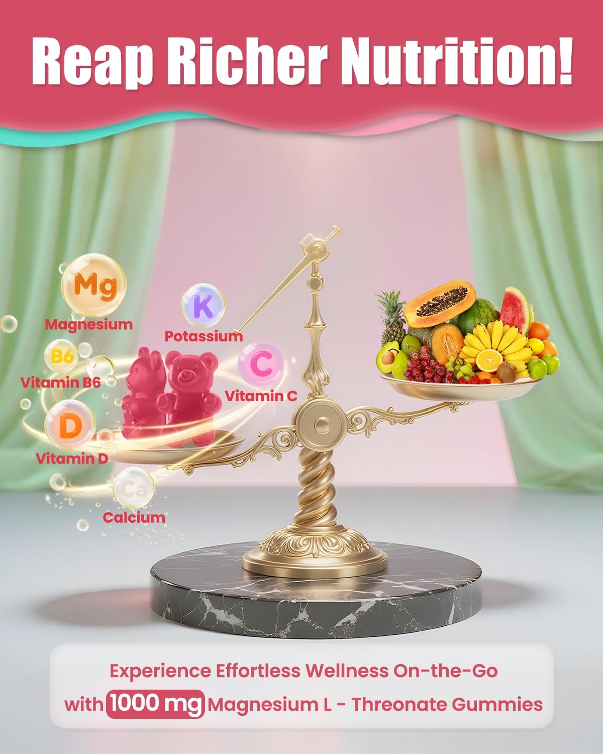 Nutrition facts panel on bottle