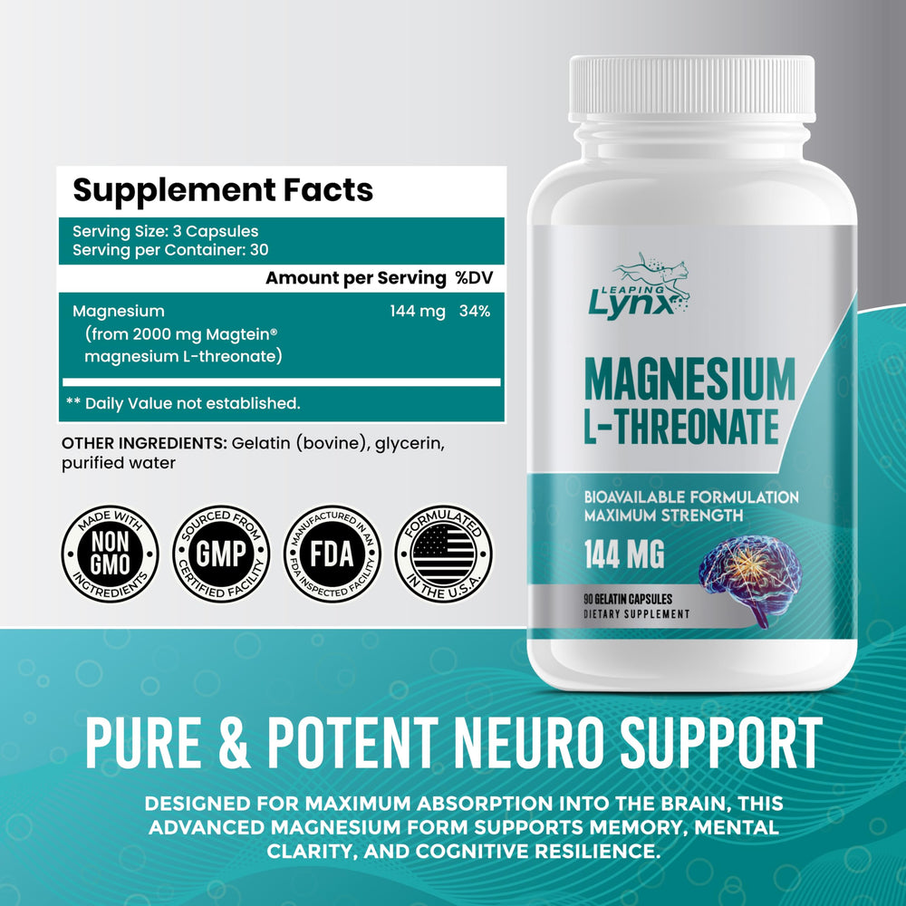 Clean-label, non-GMO magnesium supplement label