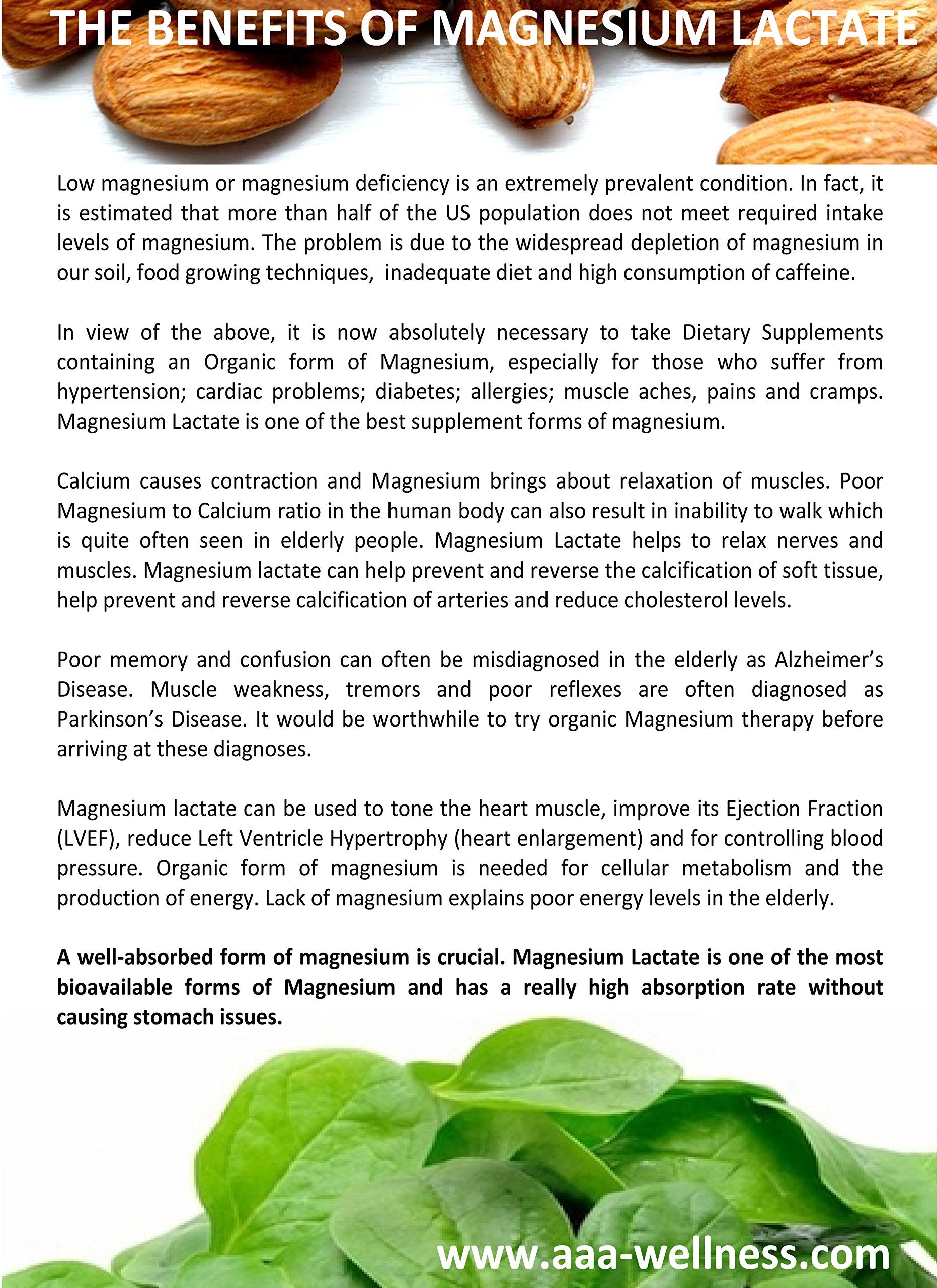 Doctor formulated magnesium supplement bottle with label