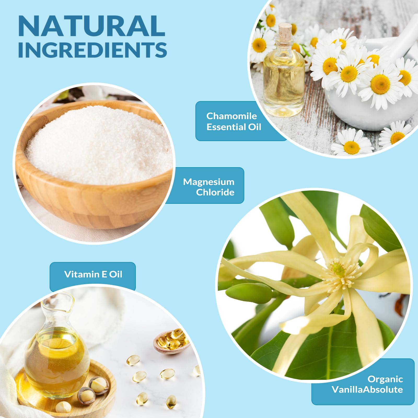 Relaxed child after applying magnesium lotion for bedtime