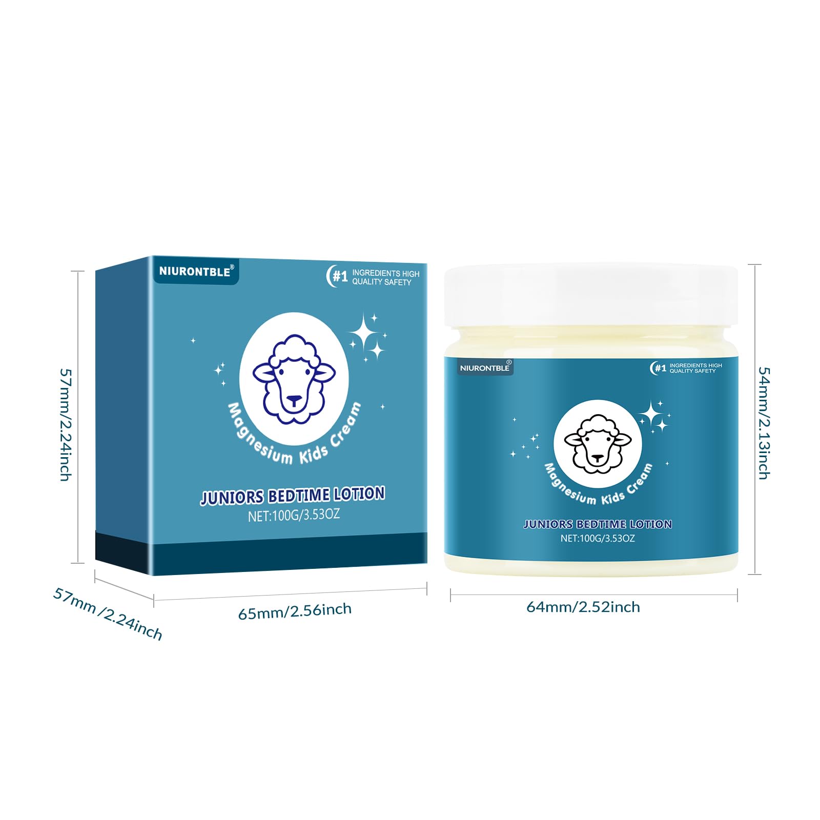 Sleep-focused topical magnesium cream for kids