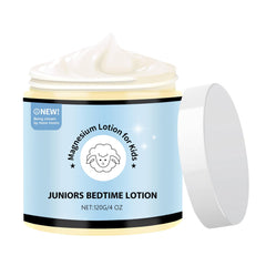 Bottle of magnesium lotion for kids
