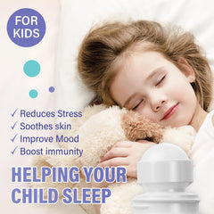 Close-up of roll-on magnesium lotion for kids