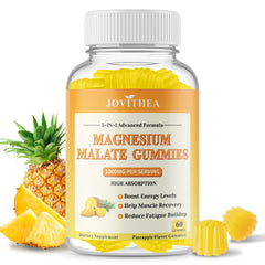 Magnesium Malate Gummies 1000mg bottle – 60 count front view